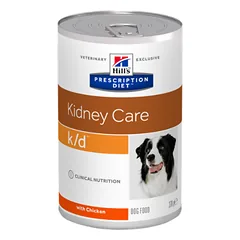 Hills Prescription Diet™ k/d™ Canine with Chicken 370g konservai