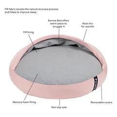 PAIKKA padedantis atsigauti guolis – urvas, rausvas, 60 cm — 2 nuotrauka