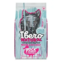 Ibero Cold Pressed Adult M/L Duck & Turkey – šaltai spaustas visavertis pašaras didelių ir vidutinių veislių suaugusiems šunims