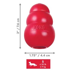 KONG Classic žaislas šunims, Ekonominis rinkinys: 2 x Dydis S — 5 nuotrauka