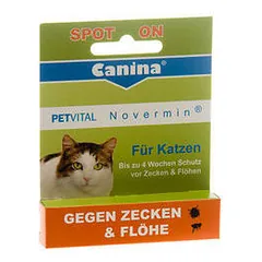 CANINA Petvital Novermin drops for cats 2ml nuotrauka
