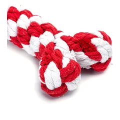 Nobleza žaislas šuniui, medžiaginis kaulas, xmas, 20cm — 3 nuotrauka