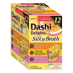 CIAO Dashi delight šilkinis vištienos sultinys įvairių skonių 12 vnt — 2 nuotrauka