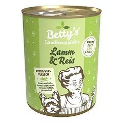 Betty's Landhausküche -Hund- Lamm Reis