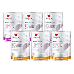 Disugual Šlapias šunų maistas Veterinarinis HEPATIC Ančių/kalakutų (suaugusiems) 6x400g