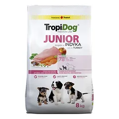Tropidog Premium Junior Small & Medium Truthahn & Reis