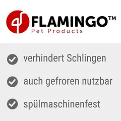 Flamingo laižymo kilimėlis Yummee, L 15 x B 8,6 x H 1,9 cm — 3 nuotrauka