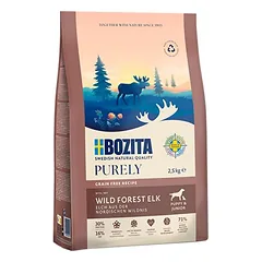 Bozita Dog Purely Grain Free su briedžiu Puppy & Junior, sausas maistas šuniukams, > 10 kg — 2 nuotrauka