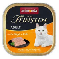 Animonda Vom Feinsten konservai su paukštiena ir veršiena katėms