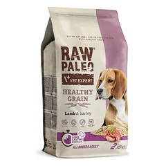 VETEXPERT RAW PALEO Heathy Grain Adult Lamb 2 kg suaugusiems šunims
