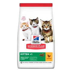 Hill's Science Plan Kitten Chicken sausas maistas su vištiena kačiukams