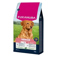 Eukanuba Life Care Senior sausas maistas didelių veislių senyviems šunims su ėriena ir ryžiais L 12 kg