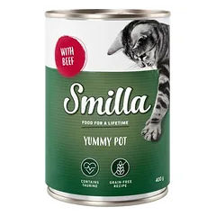 Smilla Schnurrtöpfchen drėgnas maistas katėms, ekonominė pakuotė 40 x 400 g — 4 nuotrauka