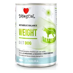 Disugual Maistas šlapias šunų maistas „Veterinary WEIGHT Sola“ (suaugusiems šunims) 400 g