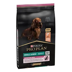 PURINA PRO PLAN Small & Mini Adult Sensitive Skin sausas maistas šunims, 3 - 4,9 kg — 2 nuotrauka
