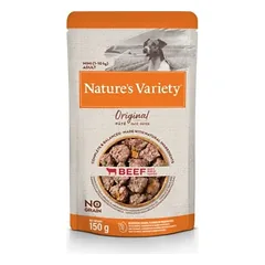 Nature’s Variety Dog Original Mini Beef konservai suaugusiems šunims su jautiena, 0.150 kg