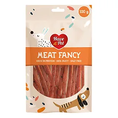 HAP skanėstas šunims, ėrienos juostelės, 100 g