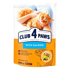 CLUB 4 PAWS PREMIUM „SU LAŠIŠA”. PILNAVERTIS SAUSAS MAISTAS SUAUGUSIOMS KATĖMS 300g. – 14kg.