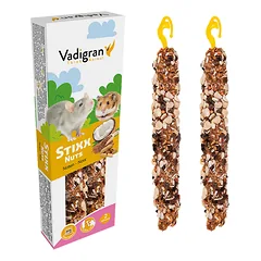 VADIGRAN Stixx Nuts triušiams, jūrų kiaulytėms 115g 2vnt