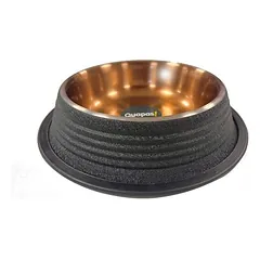 Quapas Dog Bowl non-skid Black