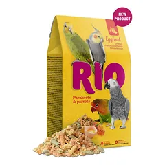 RIO Eggfood for Parakeets And Parrots maistas su kiaušiniais mažiesiems papūgoms ir papūgoms, 250 g