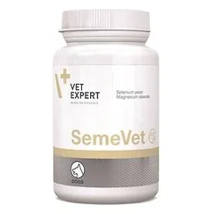 VetExpert SemeVet tabletės veisliniams šunims, reprodukcinės funkcijos ir spermos kokybės gerinimui, 60 vnt.
