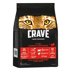 Crave su jautiena ir vištiena, sausas maistas katėms — 3 nuotrauka