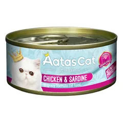 Aatas Cat Creamy konservas katėms Chicken&Sardine 80 g parduotuvėje mumbo.lt
