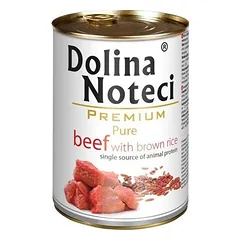 Dolina Noteci Premium Pure jautiena su rudaisiais ryžiais 12x800g
