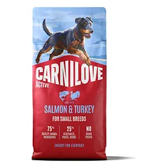 Carnilove Active Adult Salmon & Turkey Small Breed sausas maistas šunims