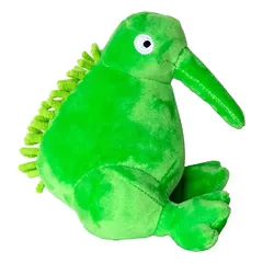 Kiwi Walker Soft Plush - pliušinis žaislas šunims, kivio paukštis su cypliuku, Zielony / 16cm — 2 nuotrauka