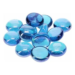 Aqua Della Glaskiesel hellblau 300 g