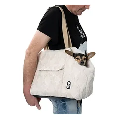 TIAKI krepšys gyvūnams nešioti Plush šunims, Labai mažiems < 4 kg — 4 nuotrauka