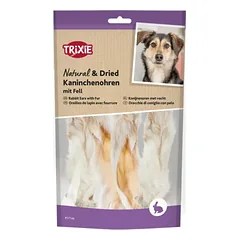TRIXIE Triušių ausys su kailiu 500 g
