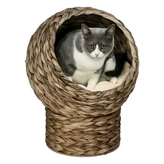 PawHut ola katėms, Ruda|40L x 37B x 51H cm — 4 nuotrauka
