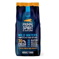 Primal Spirit Wild Waters Chicken & Fish – sausas maistas šunims su vištiena ir žuvimi