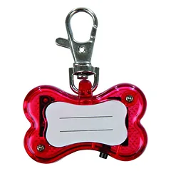 Trixie Safer Life Flasher for Dogs mirksintis saugos žibintuvėlis šunims, raudonas, 4.5×3 cm