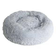 SNAPPY pet bed cozy grey donut minkštas guolis įvairių dydžių