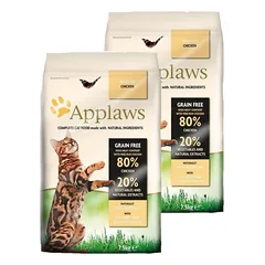 Applaws Adult Chicken Dry Cat Food 2x2kg