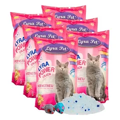 Lyra Pet® Lyra Power® Silica silikagelio kraikas katėms, 12 x 5 l + 2 pelytės — 3 nuotrauka