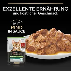 PURINA PRO PLAN Sterilised Adult Maintenance drėgnas maistas katėms 6 x 85 g — 5 nuotrauka