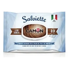 Camon drėgnos servetėlės su baltojo medžio aromatu šunims ir katėms, 30×20 cm, 40 vnt.