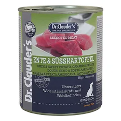 DR. CLAUDER'S Immune plus duck&sweet konservai šunims su antiena, 800 g
