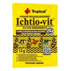 Tropical Ichtio-vit universalus pašaras visaėdėms akvariumo žuvims 12 g