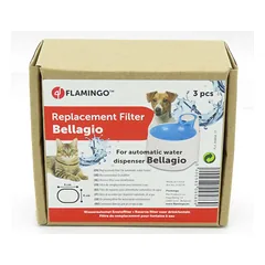 Flamingo pakeičiamas filtras Bellagio 3 vnt. - 3 filtrų rinkinys Bellagio automatiniam vandens fontanui., 3 szt — 2 nuotrauka