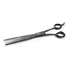 Record kirpimo žirklės professional black shark, 20 dantų, 19 cm