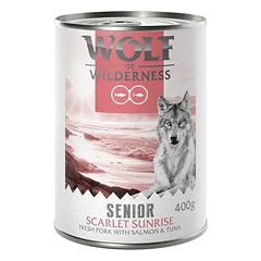Wolf of Wilderness Senior – su šviežia raudona mėsa, drėgnas maistas šunims 6 x 400 g, 400 - 499 g — 4 nuotrauka