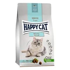 Happy Cat visavertis pašaras suaugusioms katėms puoselėjantis odą ir kailį Sensitive Haut&Skin, 1,3 kg
