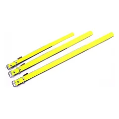 Heim Biothane® antkaklis, minkštai pamuštas, neoninis geltonas, Dydis 50: 36–44 cm kaklo apimtis, 25 mm pločio — 2 nuotrauka