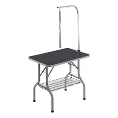 Naminių gyvūnėlių priežiūros stalas su spaustuku, 915x610 mm, sulankstomas